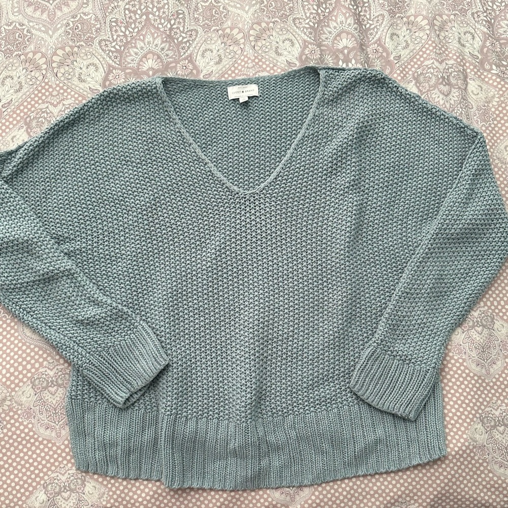 Lucky brand Blue Knit Sweater